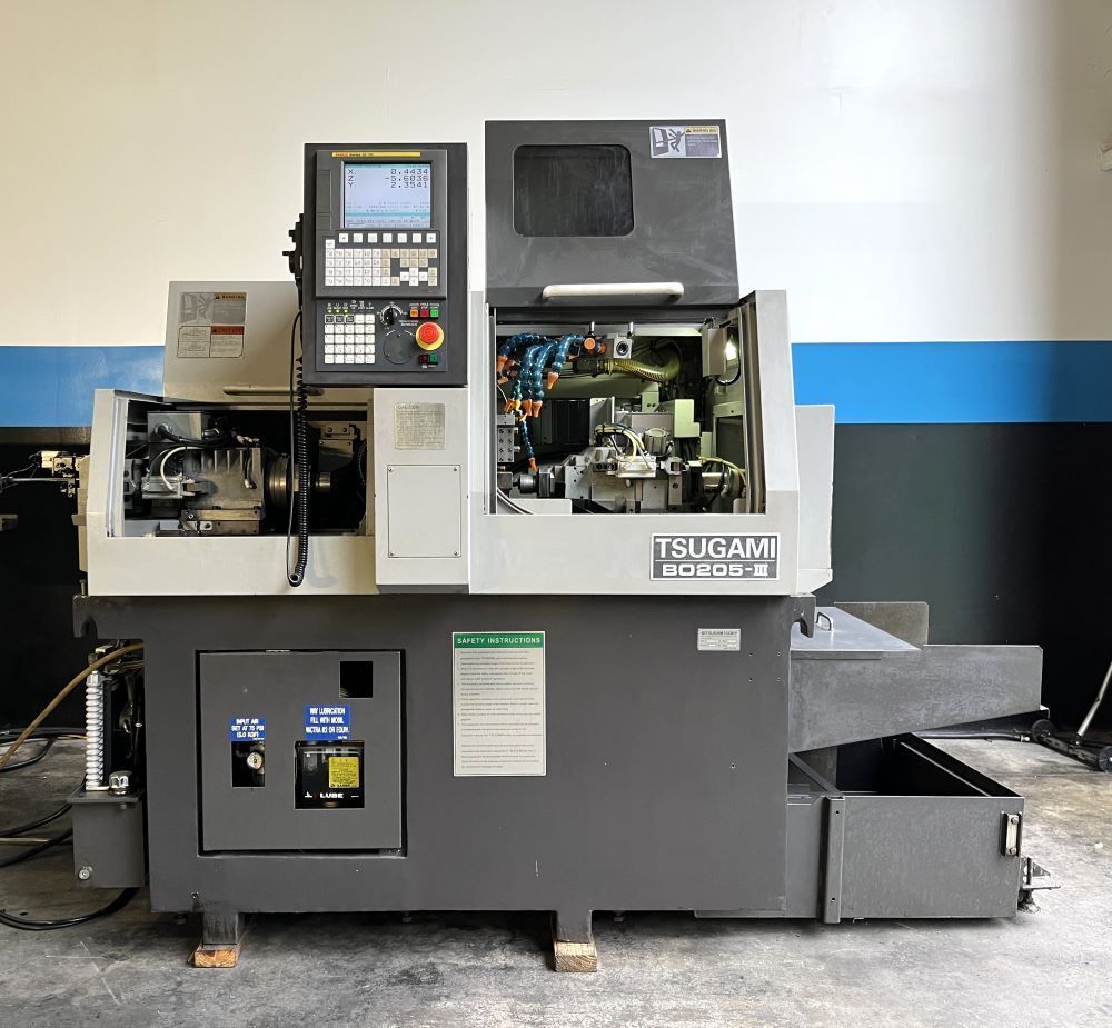 Tsugami B0205-III CNC Swiss Type Automatic Lathe 2
