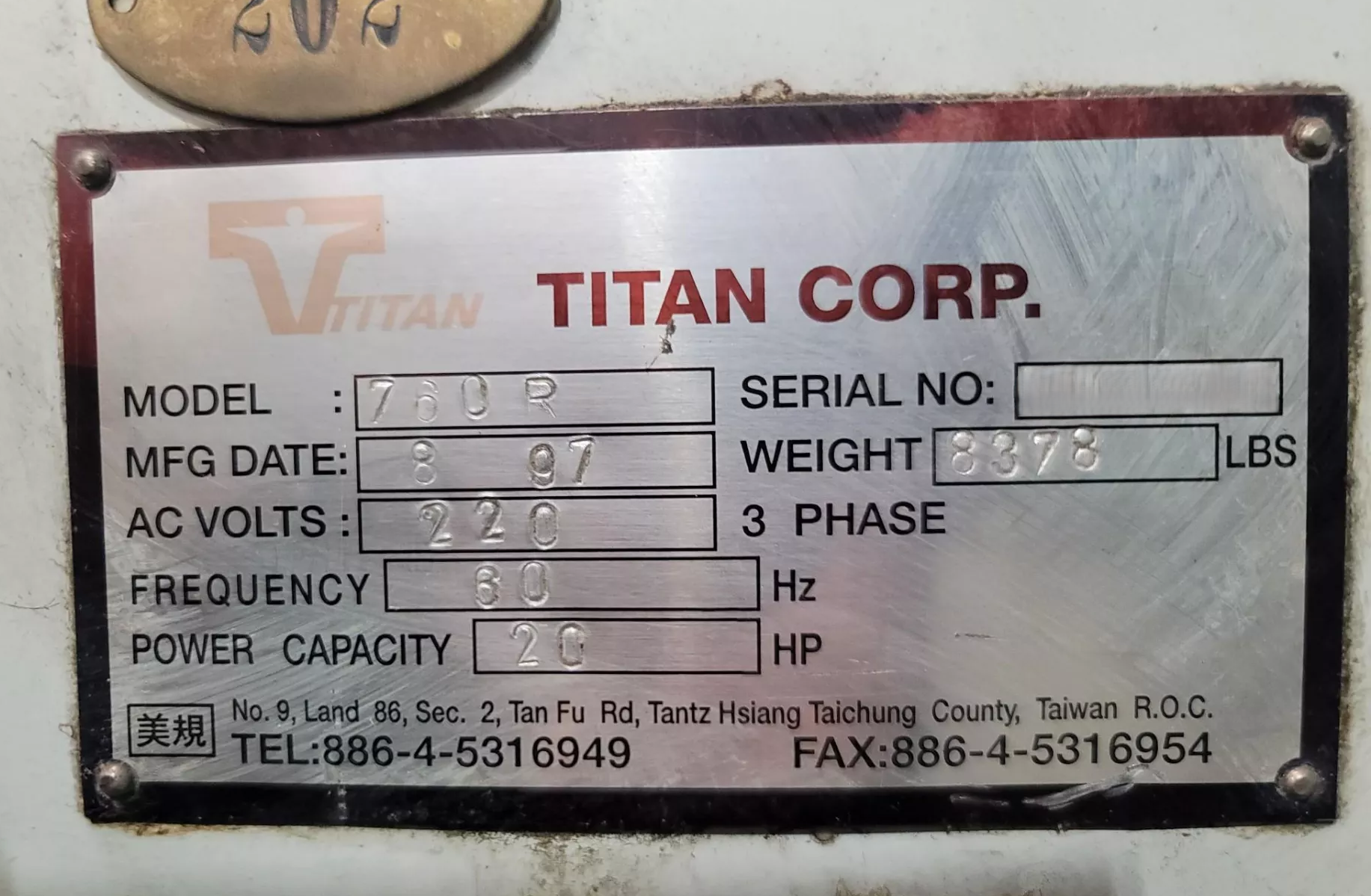 Titan TVM 760R 5