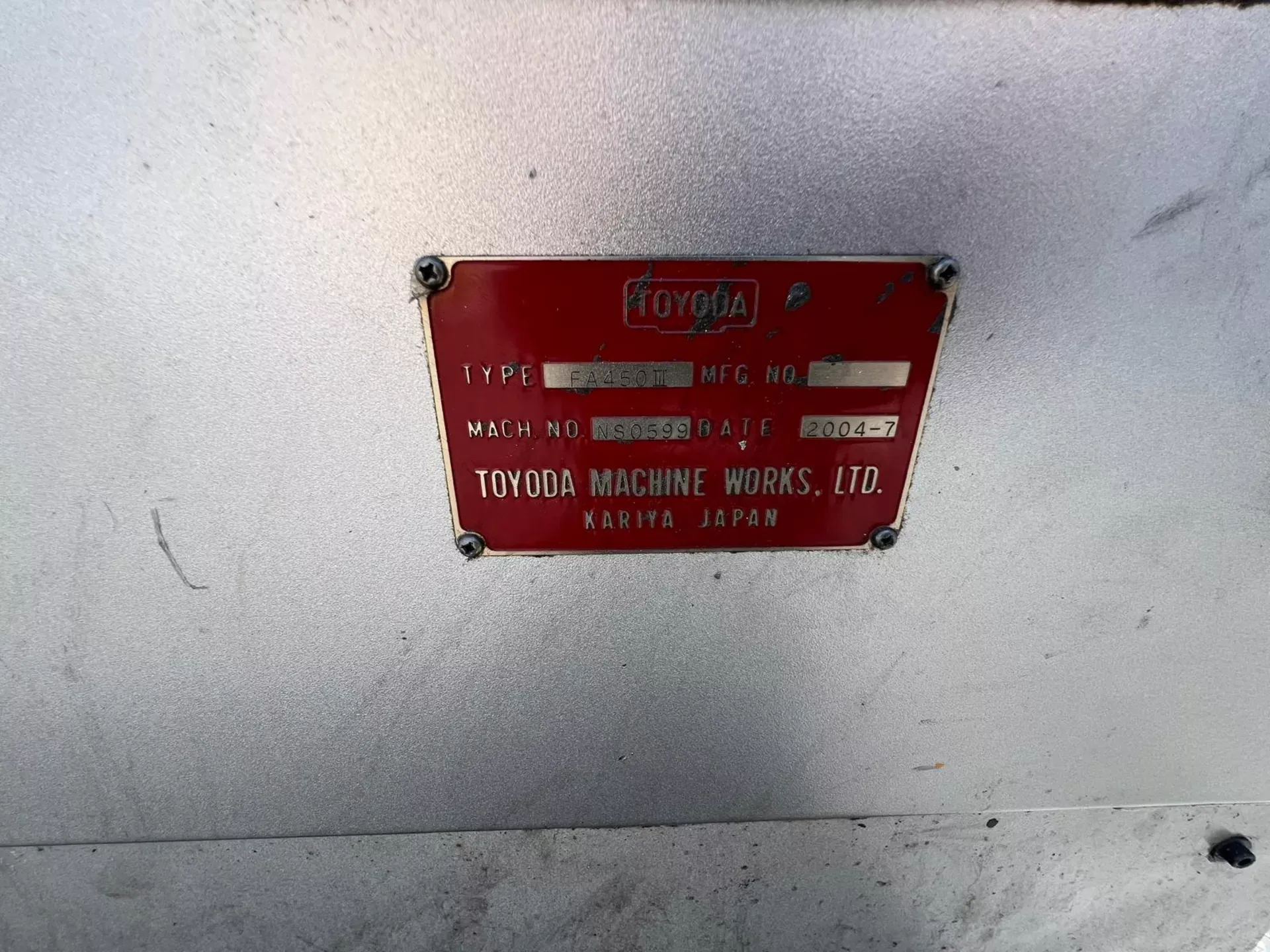 Toyoda FA450 III Horizontal Machining Center, Mill 16