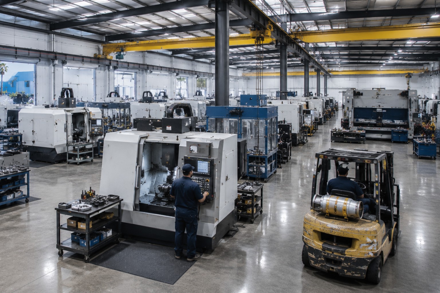 Used CNC Equipment for Sale in California Warehouse