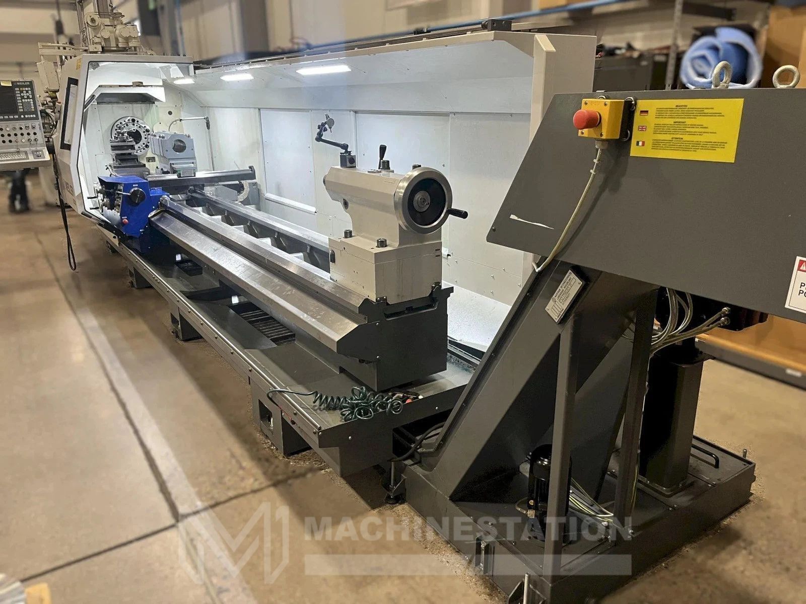 Used Weiler E80 x 4500 Flat Bed CNC Lathe - 2017 for Sale