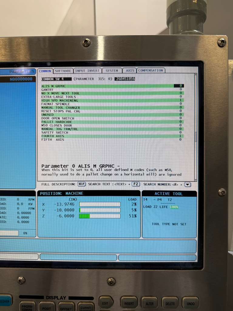 Haas VF-2SS CNC Vertical Machining Center - 4th Axis Ready Mill 6