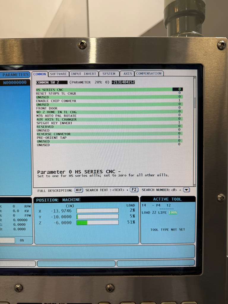 Haas VF-2SS CNC Vertical Machining Center - 4th Axis Ready Mill 7