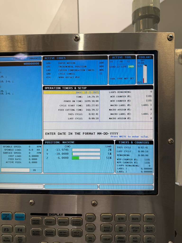 Haas VF-2SS CNC Vertical Machining Center - 4th Axis Ready Mill 5