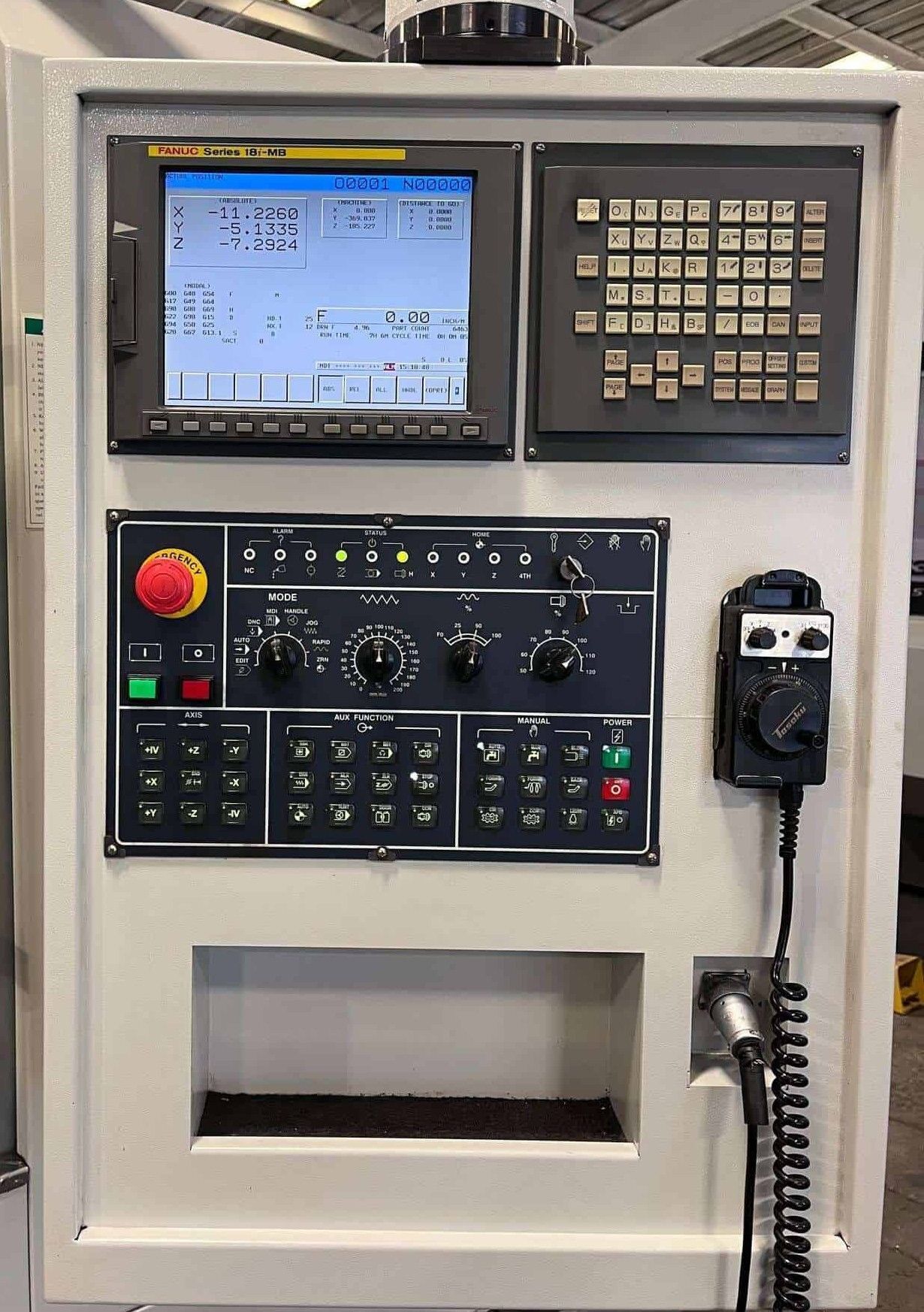 Yama Seiki VMB-1200/50 CNC Vertical Machining Center - 50 Taper Mill 3