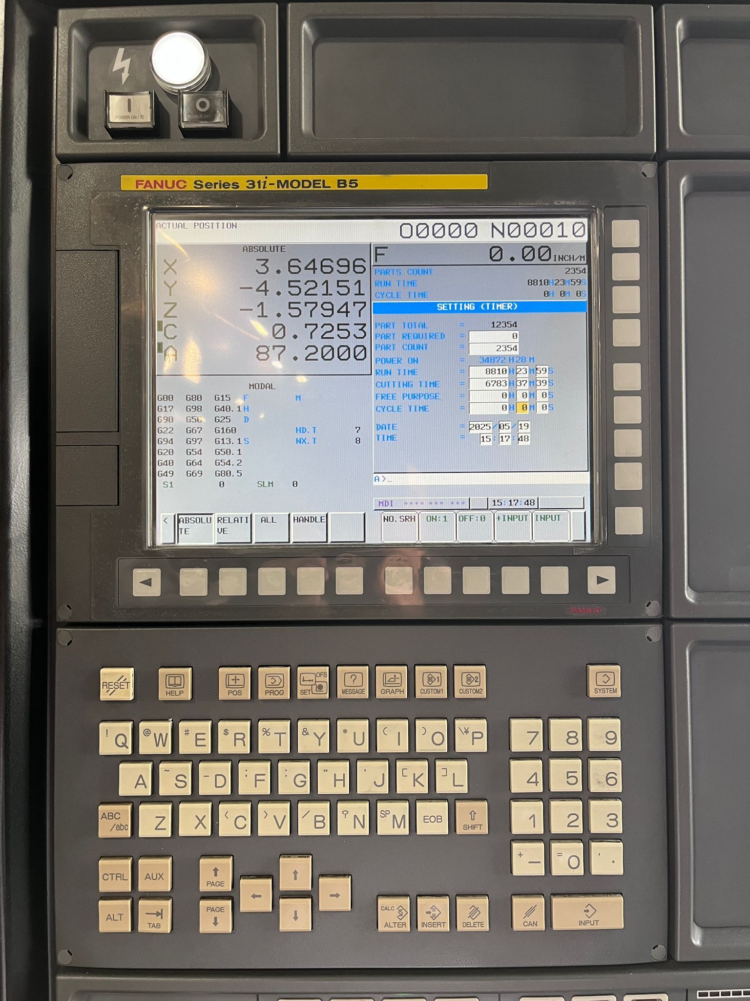 YCM FX-380A 5 Axis CNC Vertical Machining Center - Mill 5