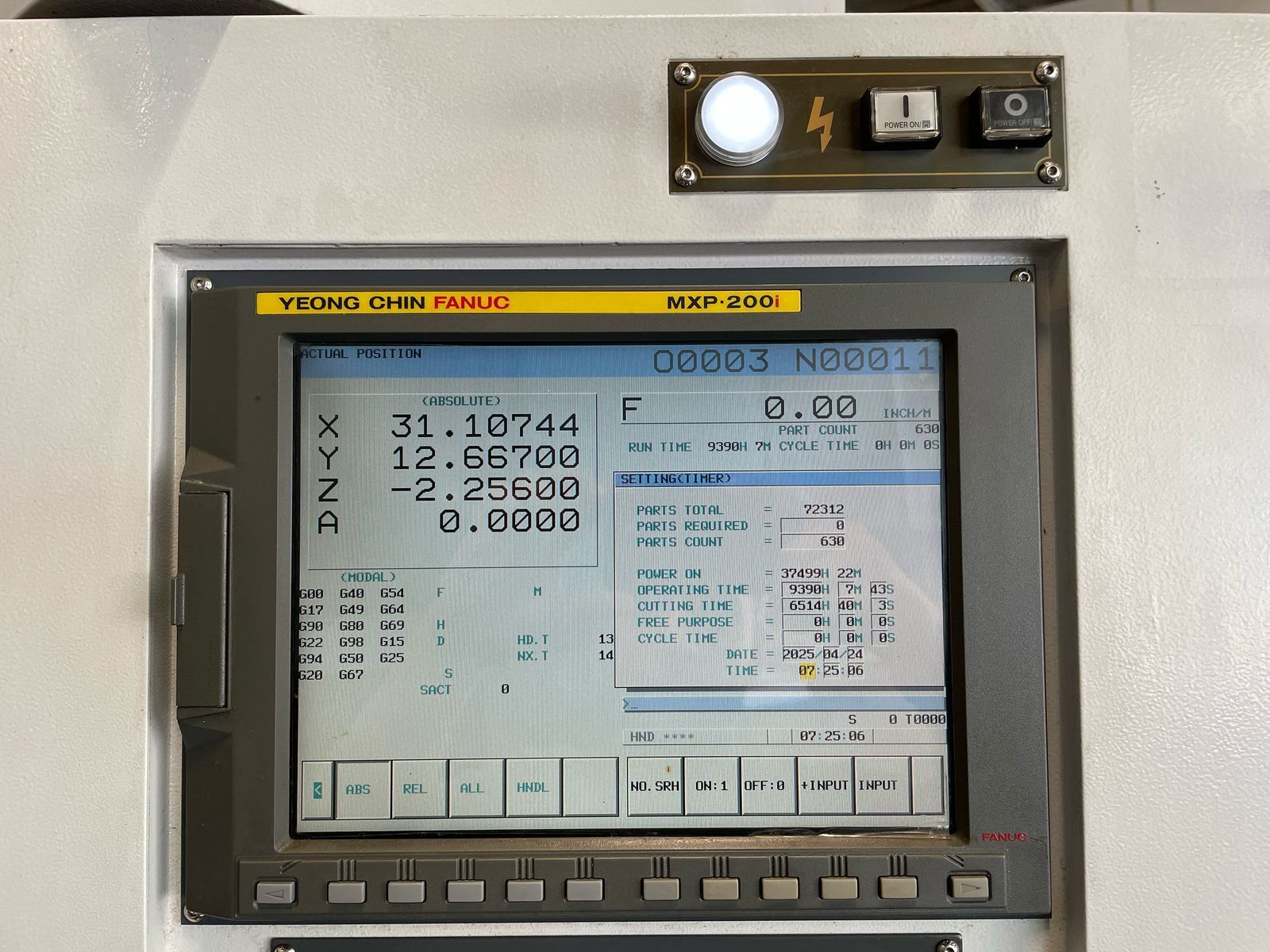 YCM XV1020A CNC Vertical Machining Center - 4th Axis Mill 6