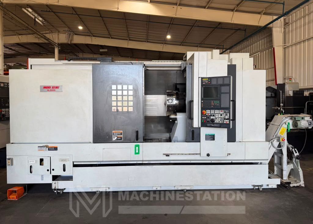 Mori Seiki NL3000/1250 CNC Turning Center - Steady Rest, Long Bed Lathe 0