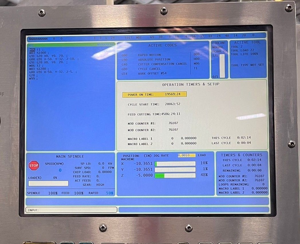 Haas VF-9/40 CNC Vertical Machining Center - Mill 9