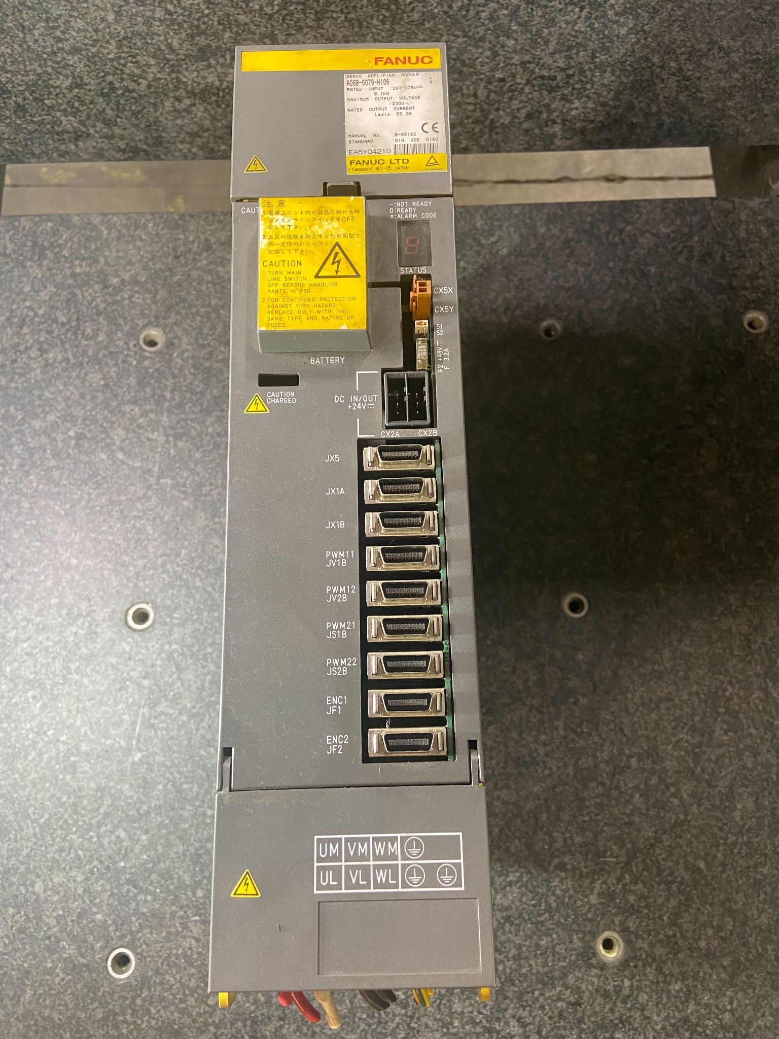 FANUC A06B-6079-H106 Series Module G Servo Amp Amplifier 3