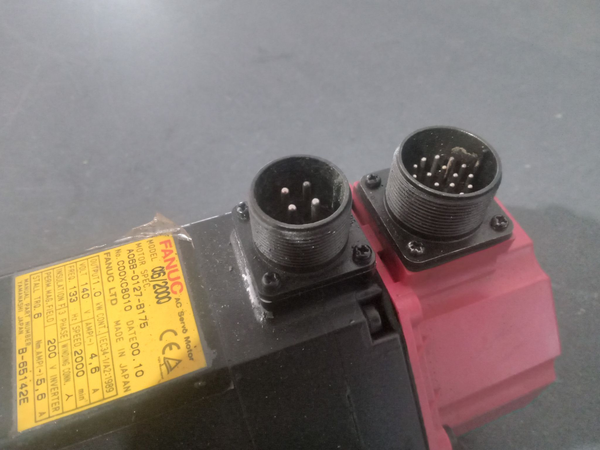 FANUC A06B-0127-B175 AC SERVO Motor 3