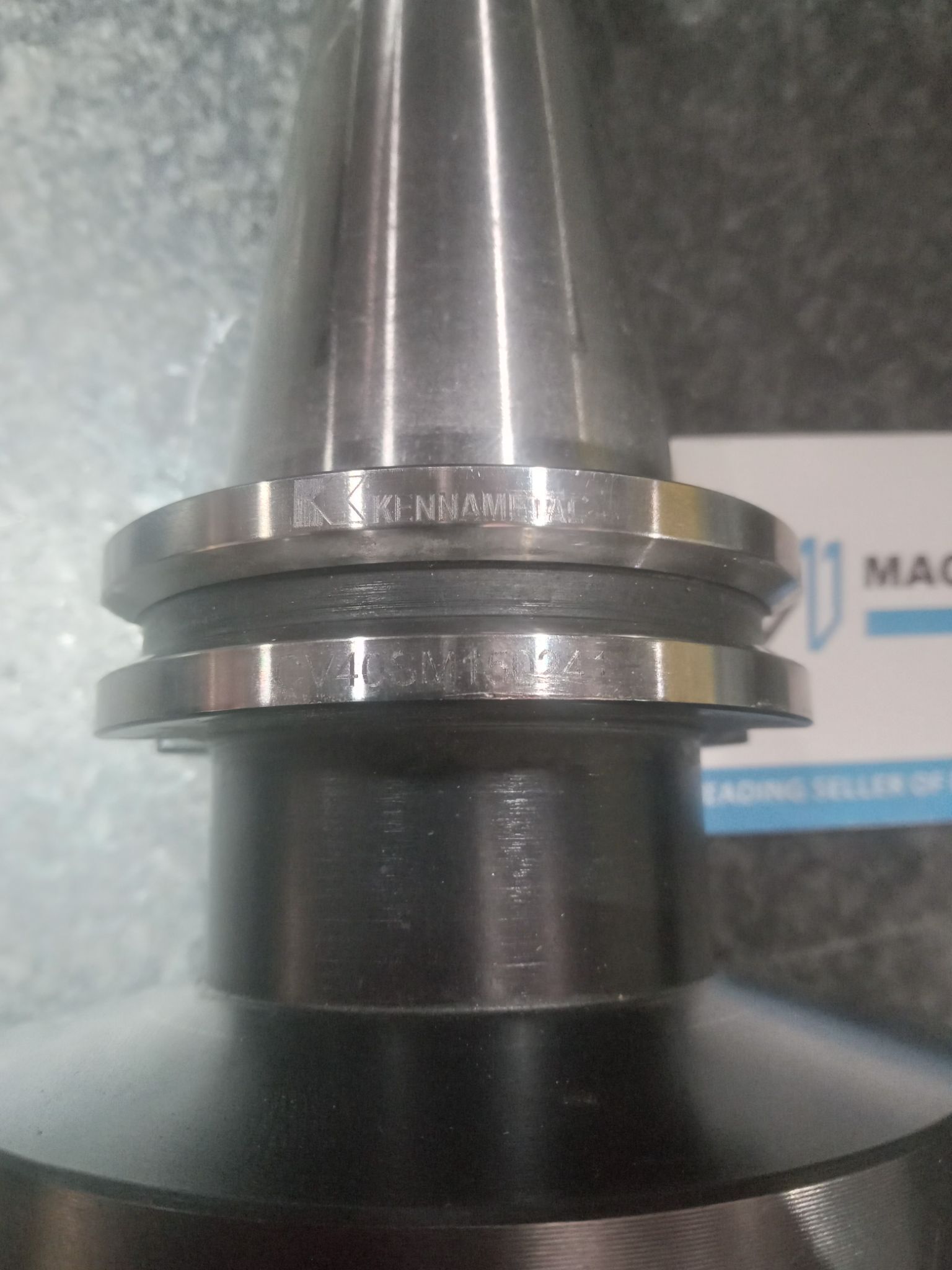 KENNAMETAL M1D400E1806S150L200 4 Inch Shell Face Mill on Cat40 Tool Holder 4