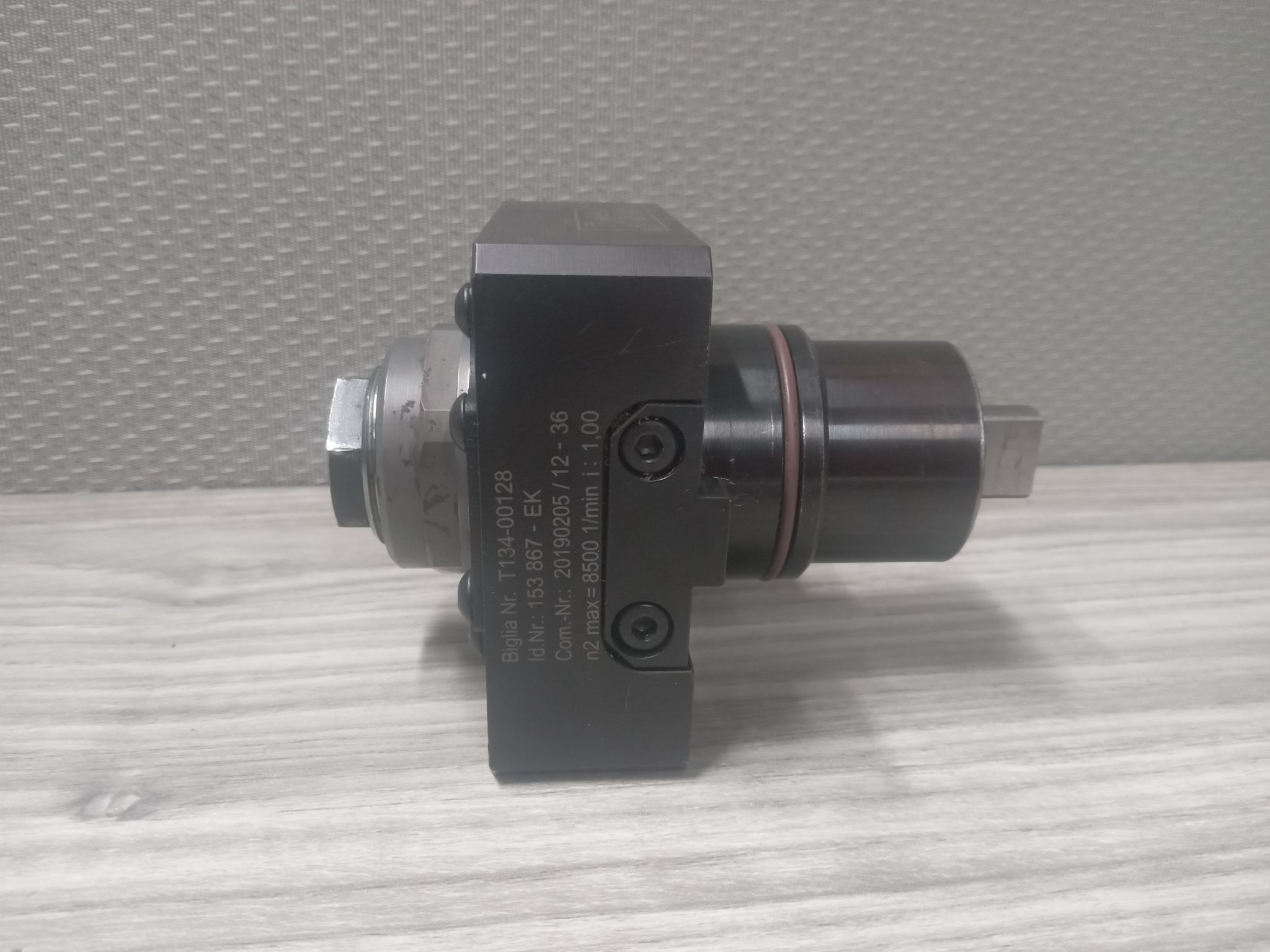 PARTS ONLY BIGLIA CNC Live Tool Holder T134-00128, 153 867-EK (seized) 4