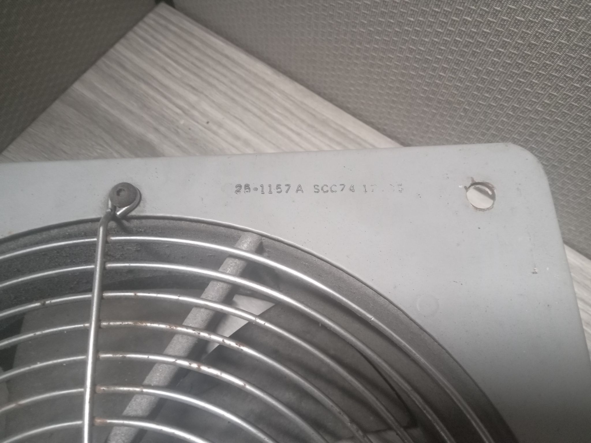 Haas Spindle Fan Cover and Fan 25-1157A 3