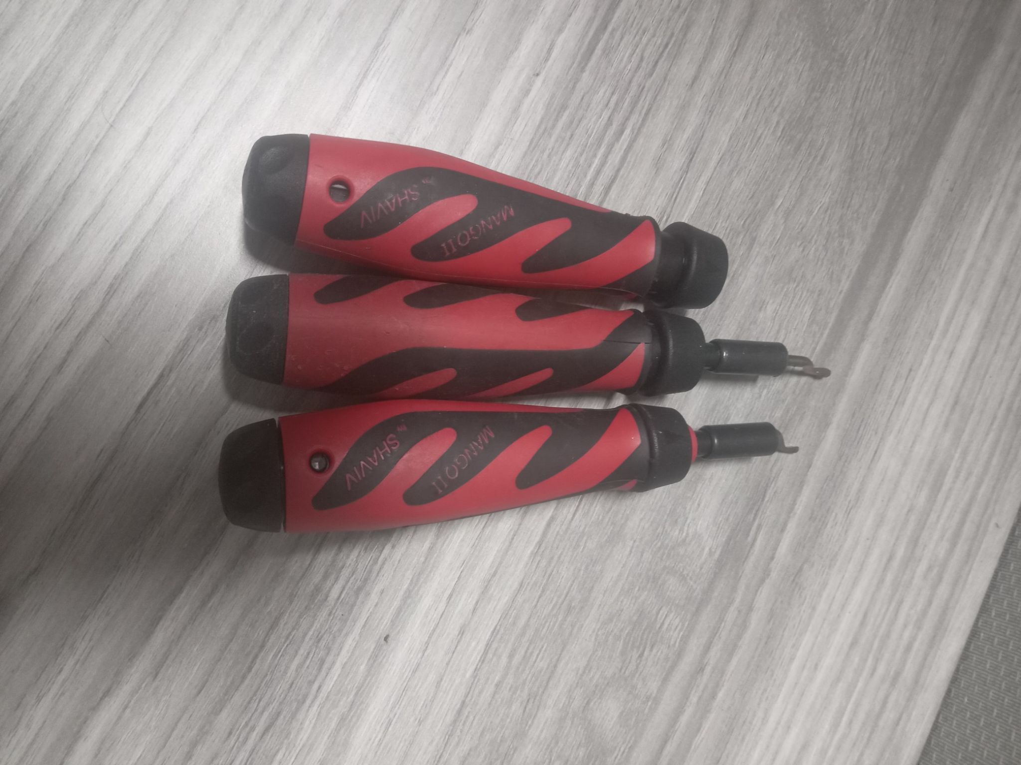 3x Shaviv Mango II Deburring Handle 0