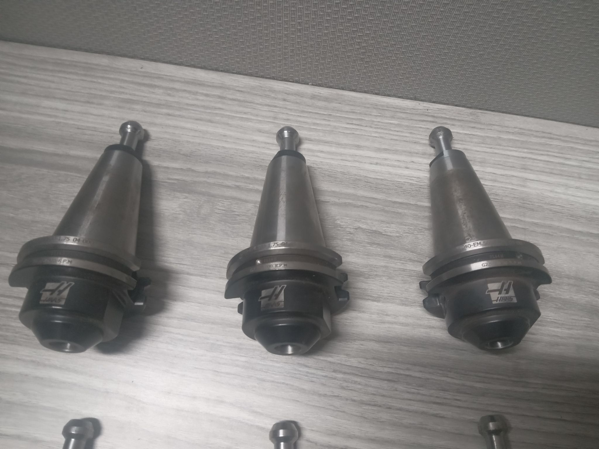 6X Haas CAT40 1/2" End Mill Holder x 1-3/4" Length TSC Haas 2