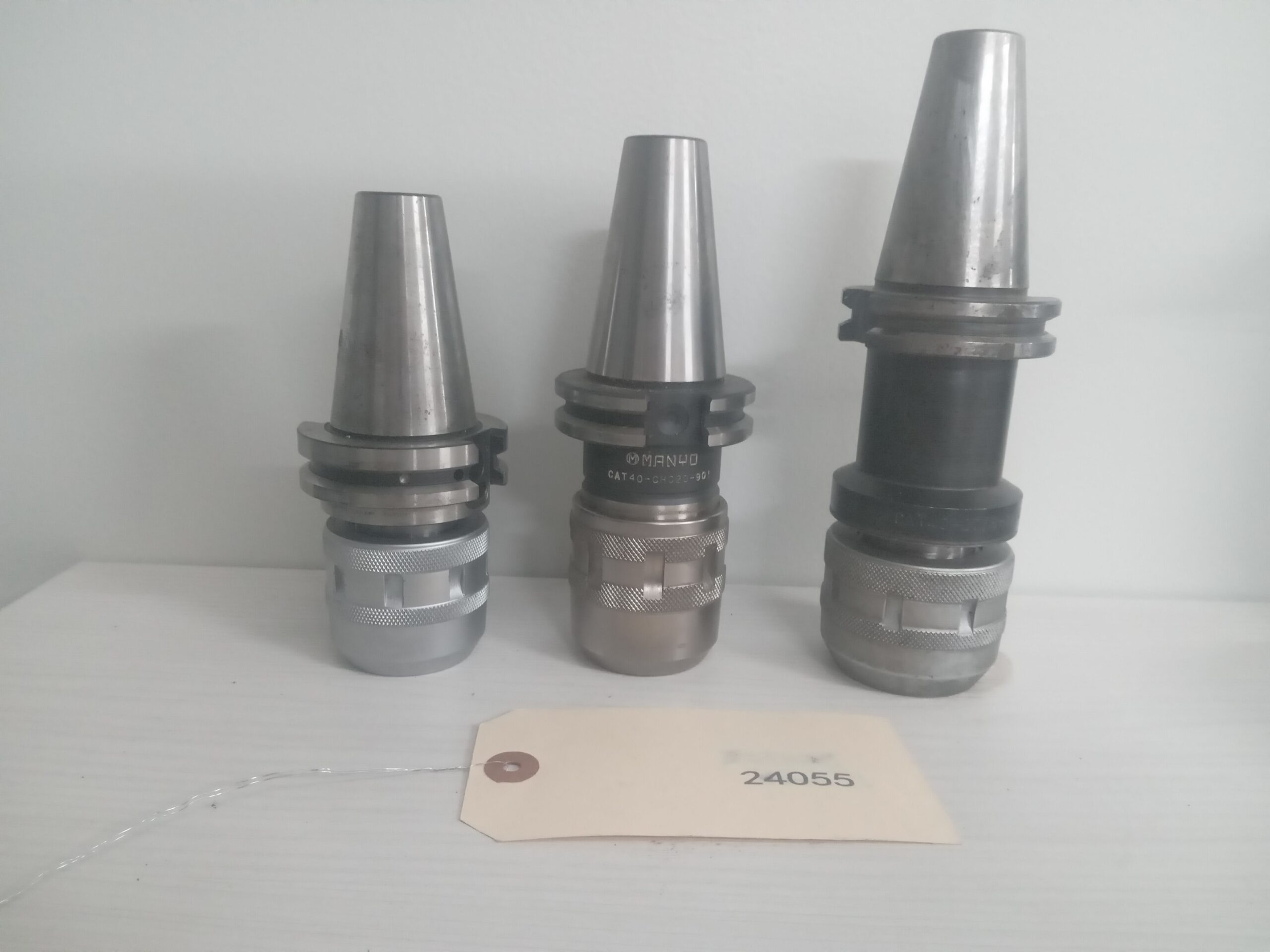 Lot of 3 Milling Chucks Nikken NCAT40-C374-70U-IDU, Manyo Made in Japan 0