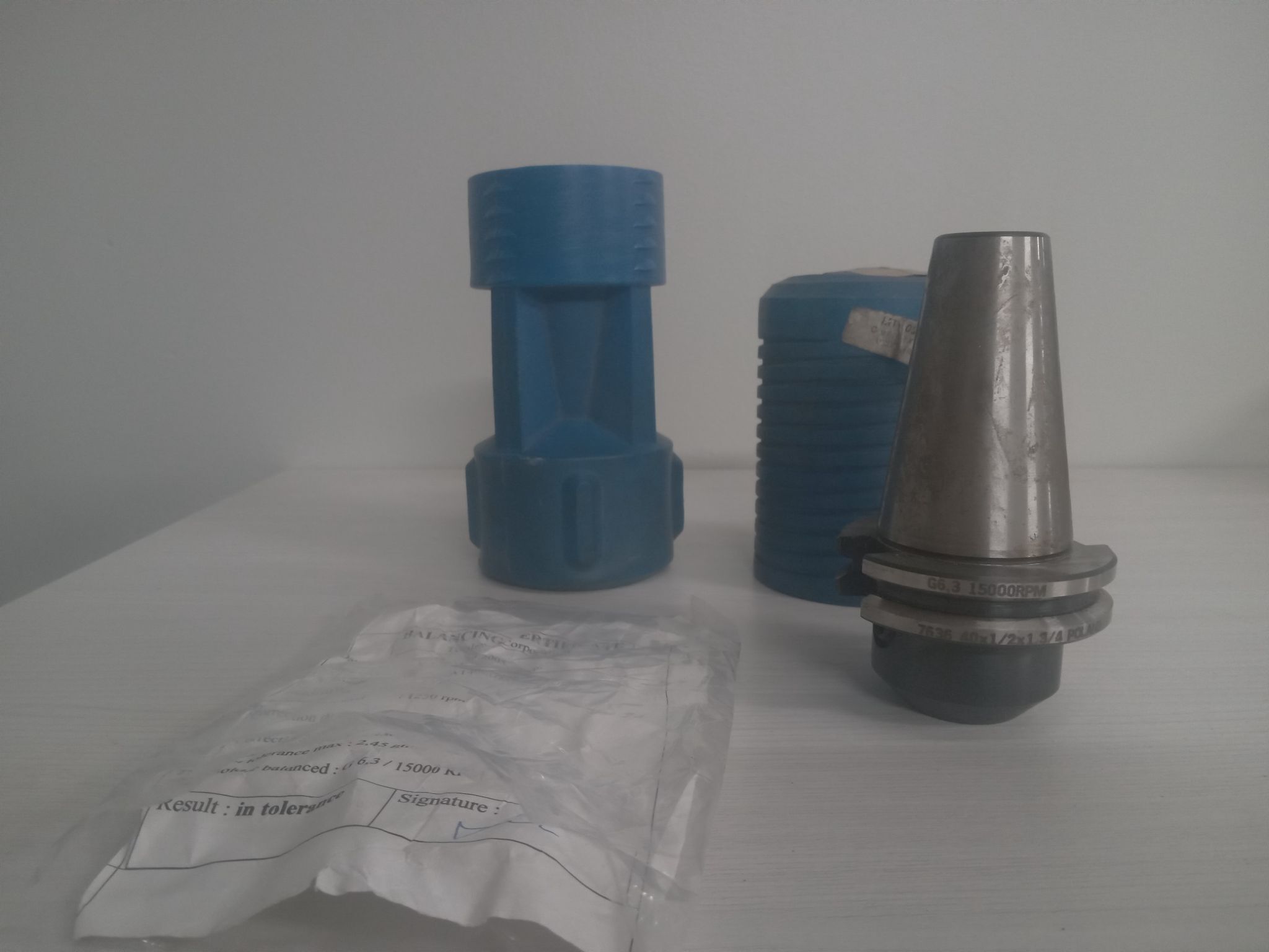 CAT 40 TOOL HOLDER MADE IN POLAND BALANCED WELDON FLAT SIDE LOCK 0