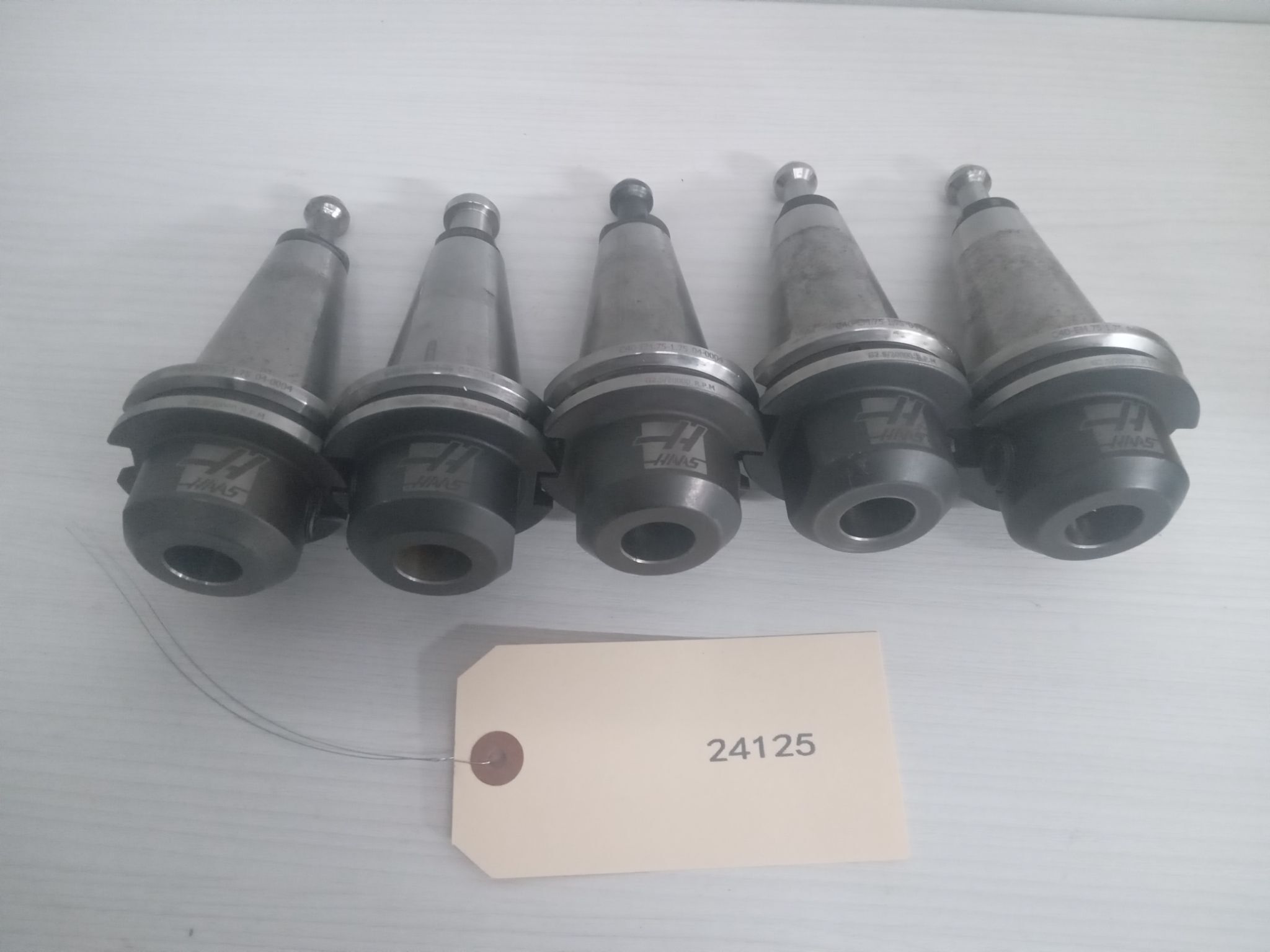 5x CAT40 3/4" End Mill Holder x 1-3/4" Gage Length, TSC Haas Part #: 04-0004 2