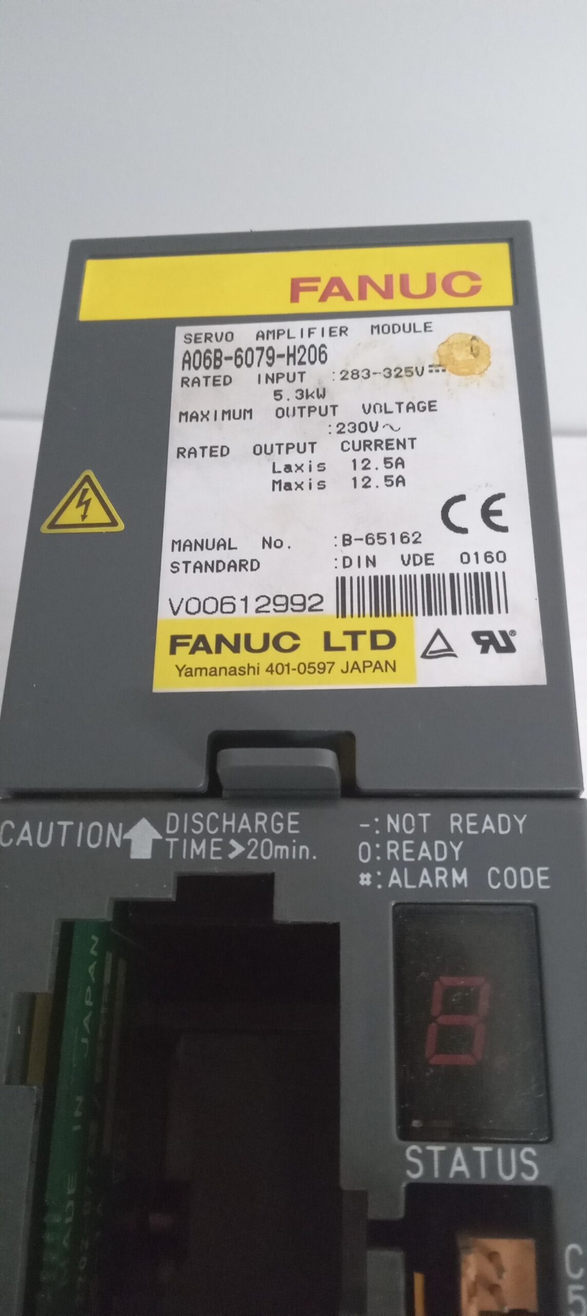 FANUC A06B-6079-H206 SERVO AMP AMPLIFIER MODULE DRIVE SERIES C 1