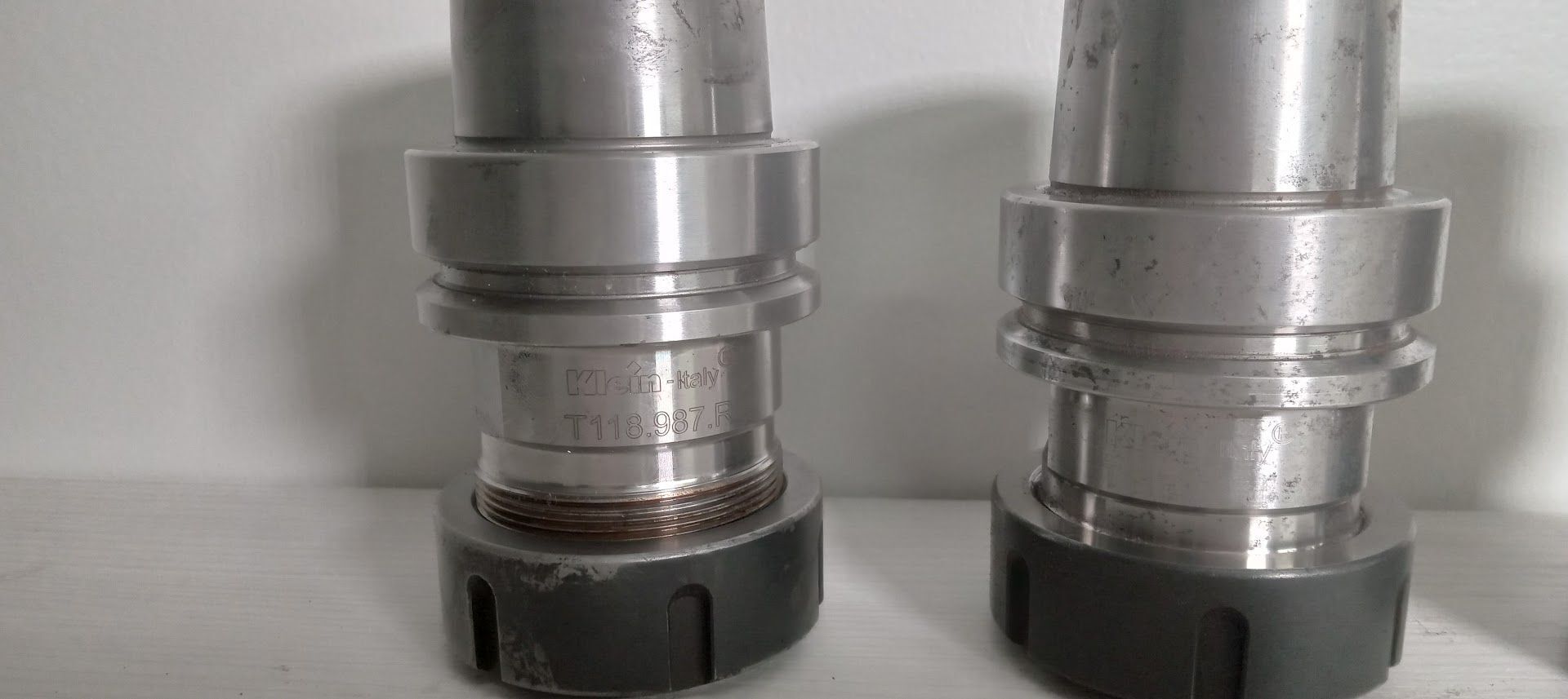 3x HSK63E Tool Holders Klein ItalyT118.987.R HSK63E-ER40 ER40 3
