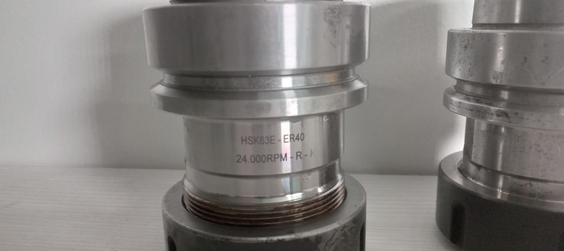 3x HSK63E Tool Holders Klein ItalyT118.987.R HSK63E-ER40 ER40 4