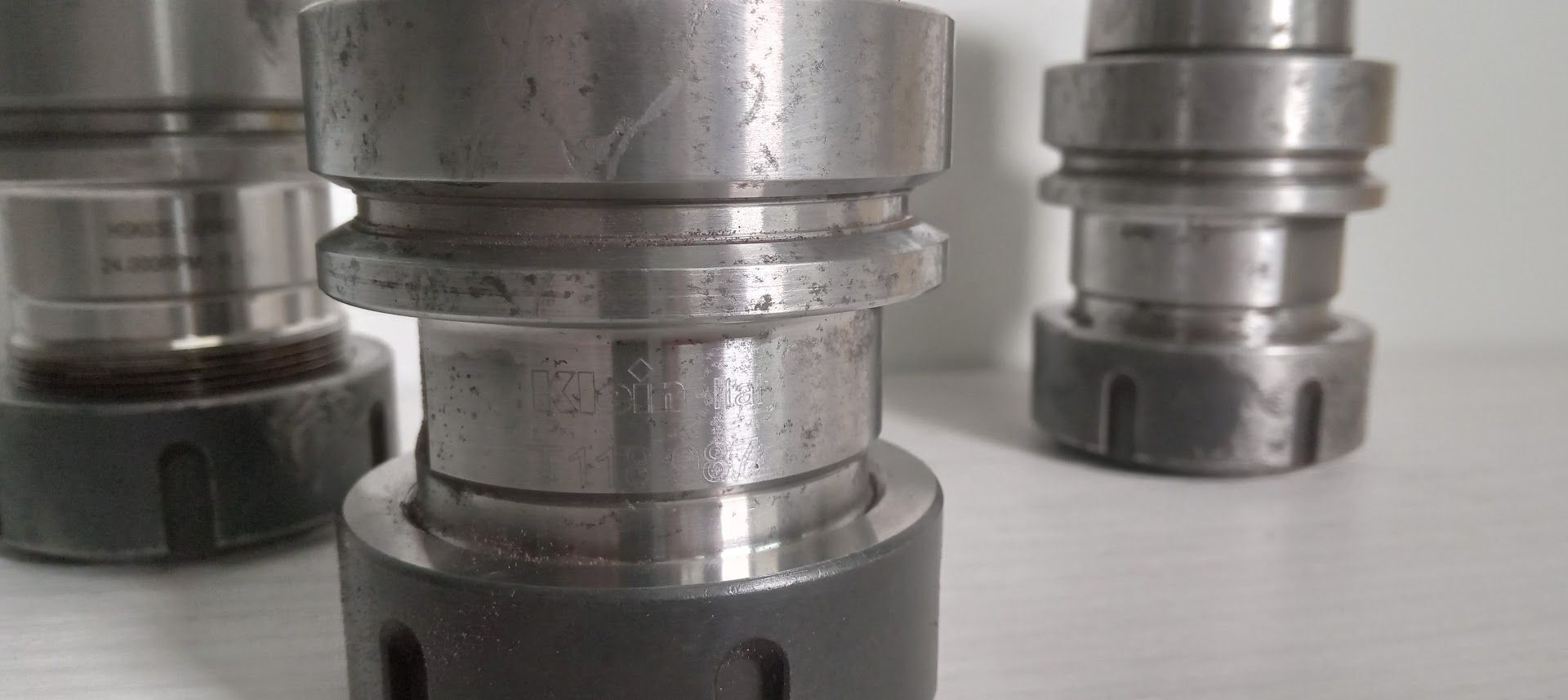3x HSK63E Tool Holders Klein ItalyT118.987.R HSK63E-ER40 ER40 5