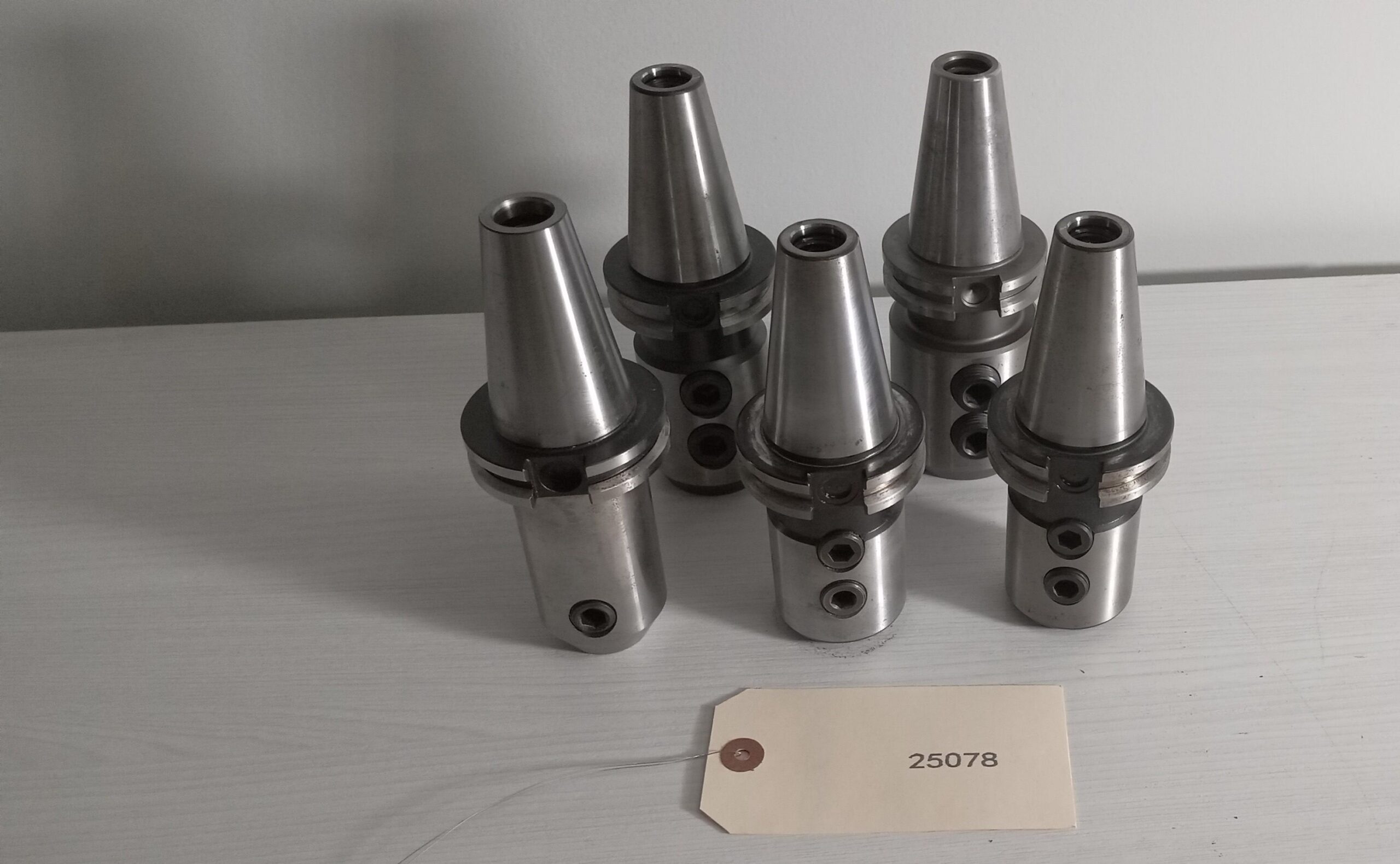 Lot of 5x Cat40 Cat 40 Weldon Lyndex Nikken SYIC TECHNIKS SpinTru 0