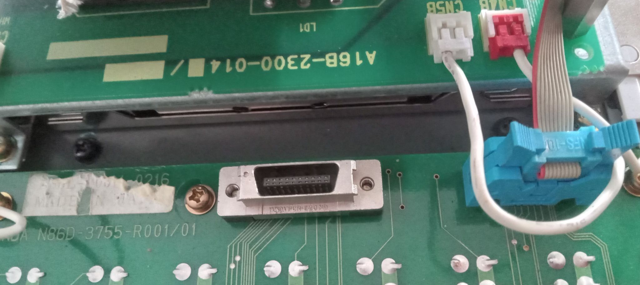 GE FANUC SERIES 18-T LCD/MDI UNIT A02B-0120-C066/TAR N 00179 A20B-1004-0640 5
