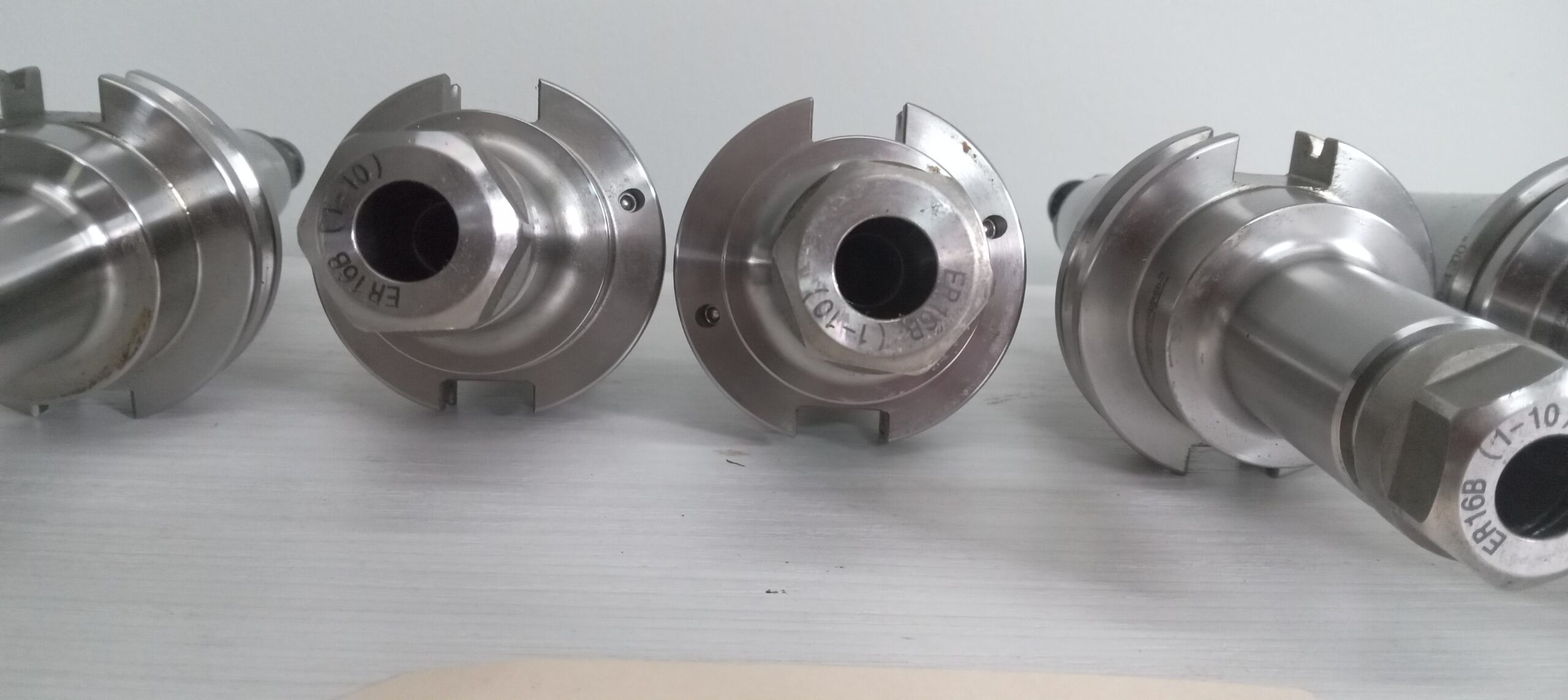 5x lot of 5 Accupro ER16 Cat40 Tool Holders 4 inch and 3.5" 8