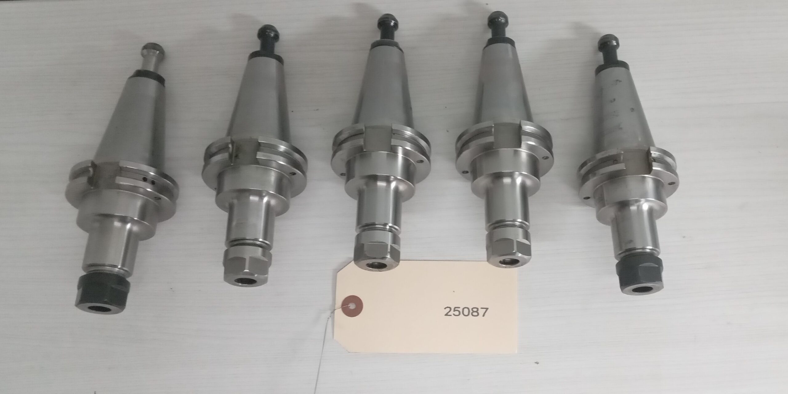 5x Lot of 5 Accupro ER16 Tool Holders CAT40 ER16-3.50" 1