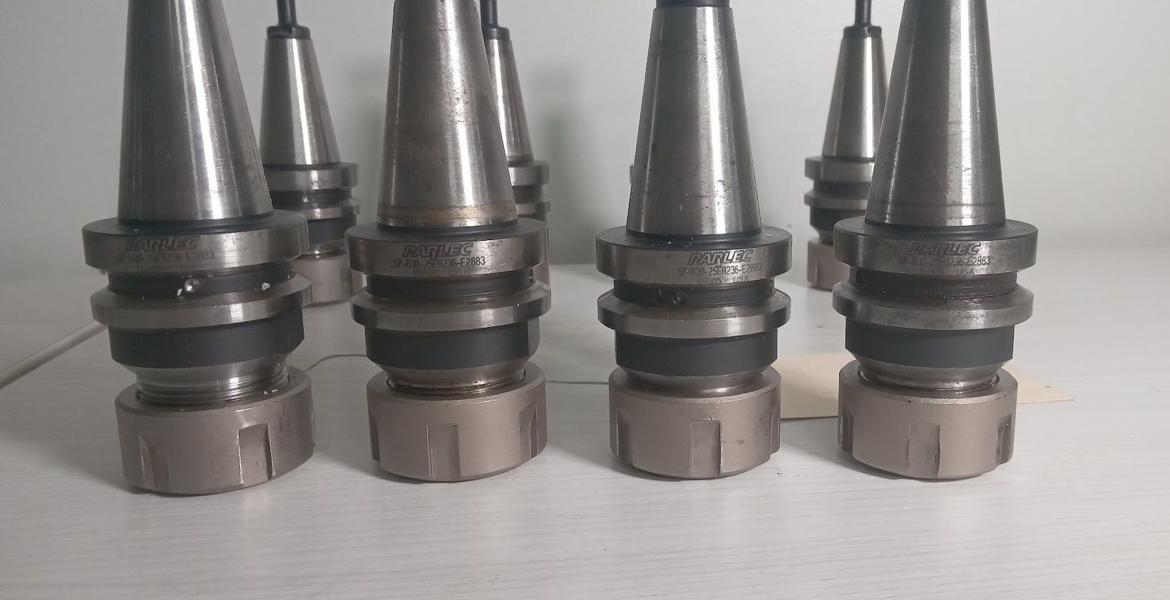 8x Parlec BT30 ISO30 ER25 Collet Chuck Tool Holders SP-B30-25ER236-E2883 1