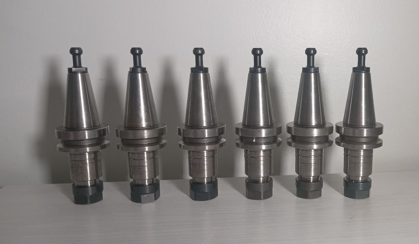 6x REGO-FIX BT-OM 30 ER16 x 080H Collet Chucks Swiss Made Rego Fix BT30 Hi-Q 0