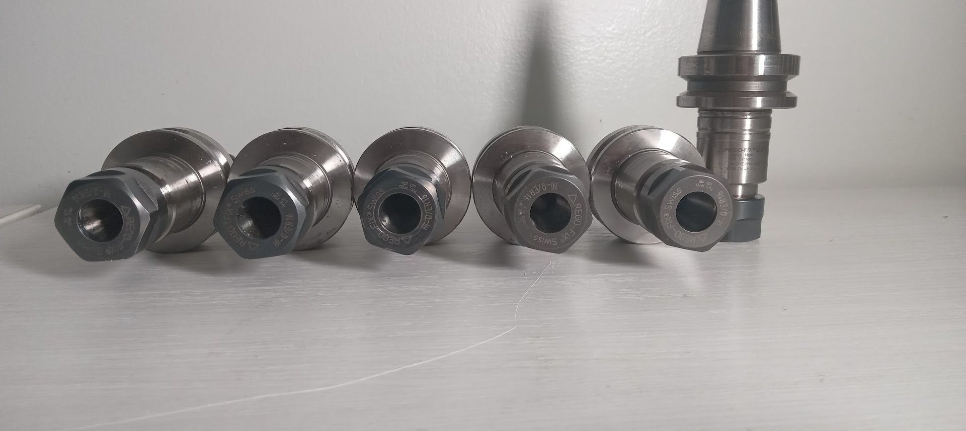 6x REGO-FIX BT-OM 30 ER16 x 080H Collet Chucks Swiss Made Rego Fix BT30 Hi-Q 4
