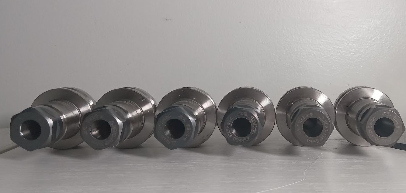 6x REGO-FIX BT-OM 30 ER16 x 080H Collet Chucks Swiss Made Rego Fix BT30 Hi-Q 5