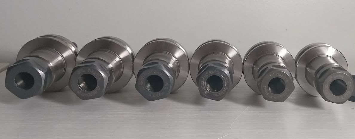 6x REGO-FIX BT-OM 30 ER16 x 080H Collet Chucks Swiss Made Rego Fix BT30 Hi-Q 7