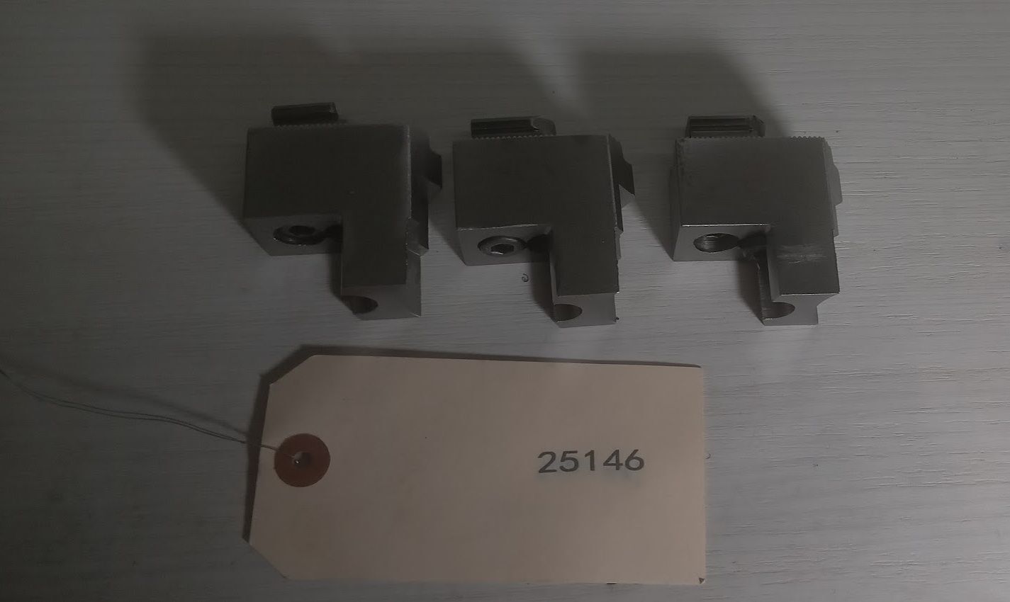 Kitagawa B205 B 205 Steel Soft Jaws Cut and T-Nuts for 5" Chuck 5