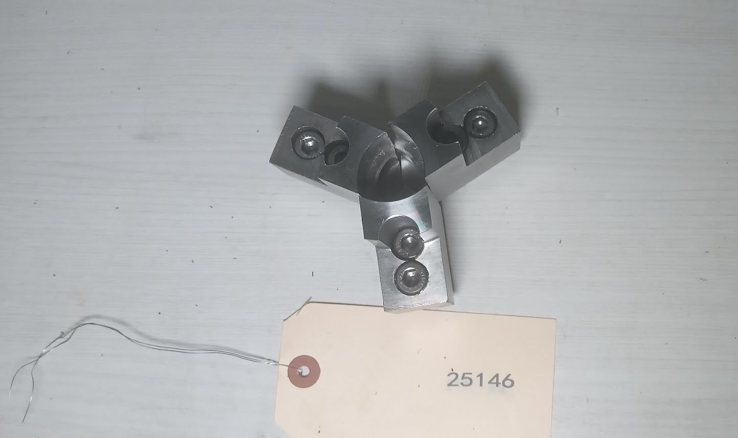 Kitagawa B205 B 205 Steel Soft Jaws Cut and T-Nuts for 5" Chuck 8