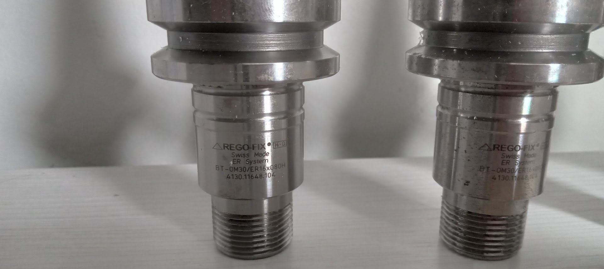Rego-FIX BT30 BT-OM 30 ER16 Tool Holders - No Collet Nuts 4130.1164.104 1