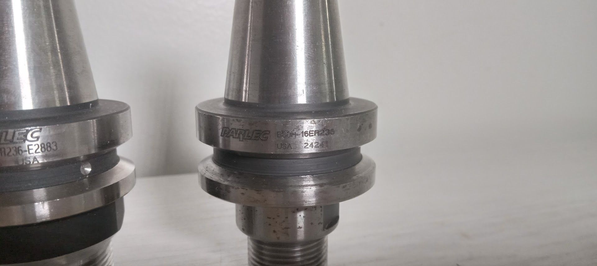 3x Parlec Tool Holders BT-OM30 BT30 ER25 ER16 High Speed 1
