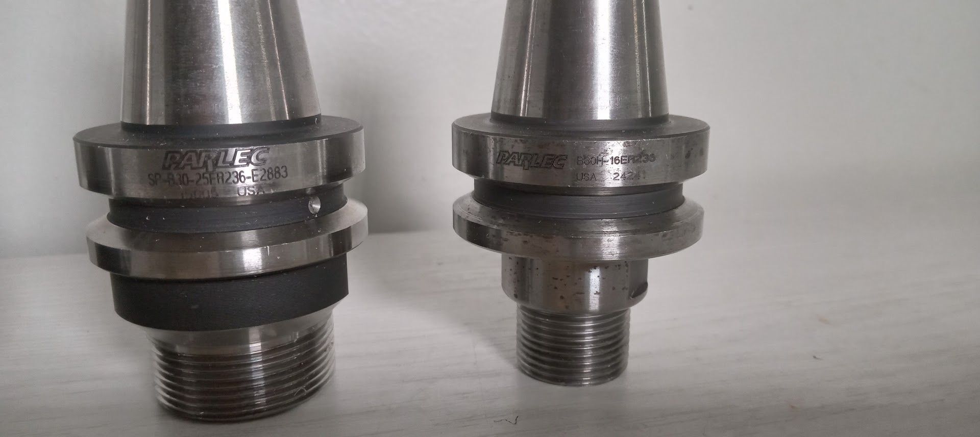 3x Parlec Tool Holders BT-OM30 BT30 ER25 ER16 High Speed 2