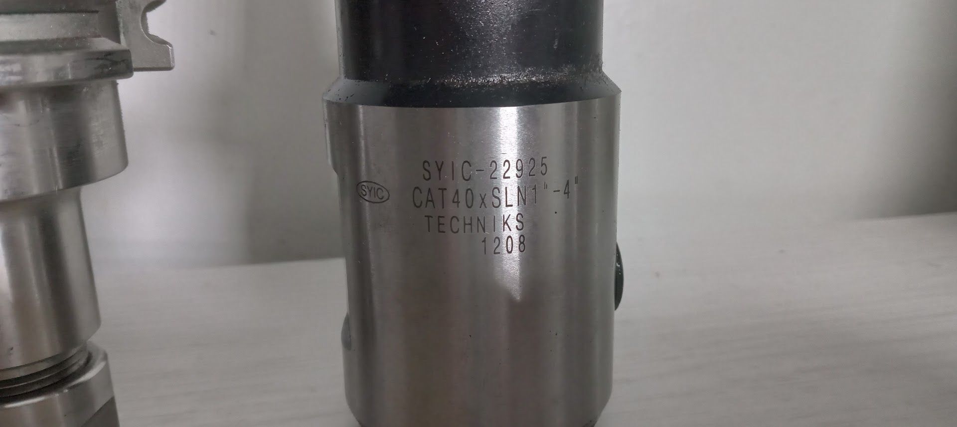 Lot of 3 Tool Holders Cat40 SYIC GS Accupro ER16 1" Weldon Flat 3