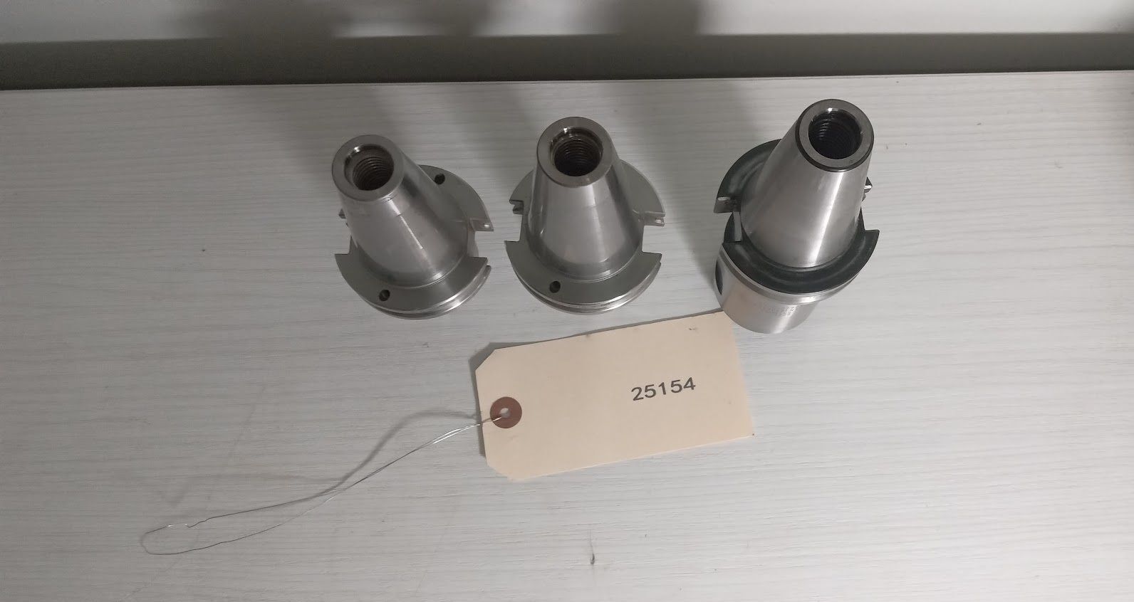 Lot of 3 Tool Holders Cat40 SYIC GS Accupro ER16 1" Weldon Flat 7