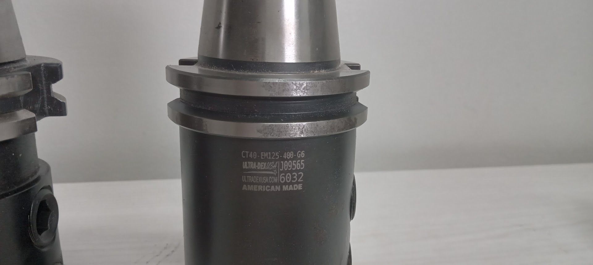 3x Cat 40 Tool Endmill Holders Weldon 1.25" 0.75" Kingston Kennametal Ultradex 3