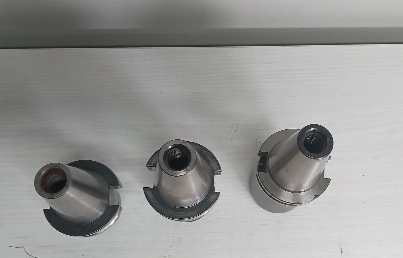 3x Cat 40 Tool Endmill Holders Weldon 1.25" 0.75" Kingston Kennametal Ultradex 6