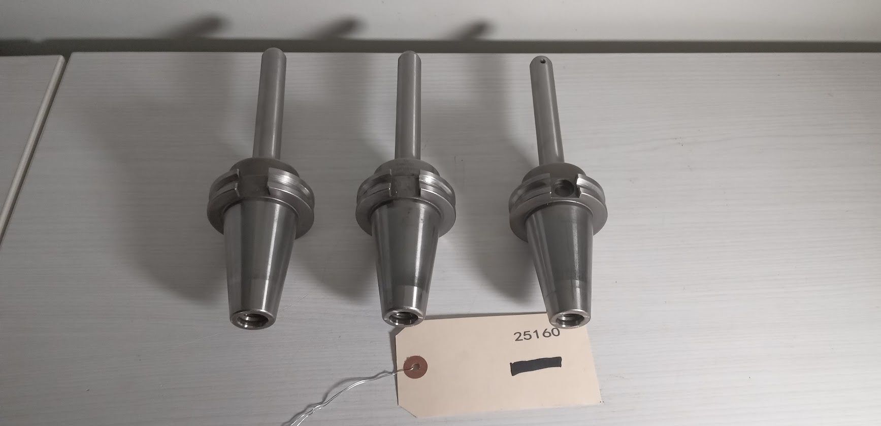3x SYIC Long Cat40 End Mill holder Cat 40 Taper Weldon Flat TECHNIKS 2