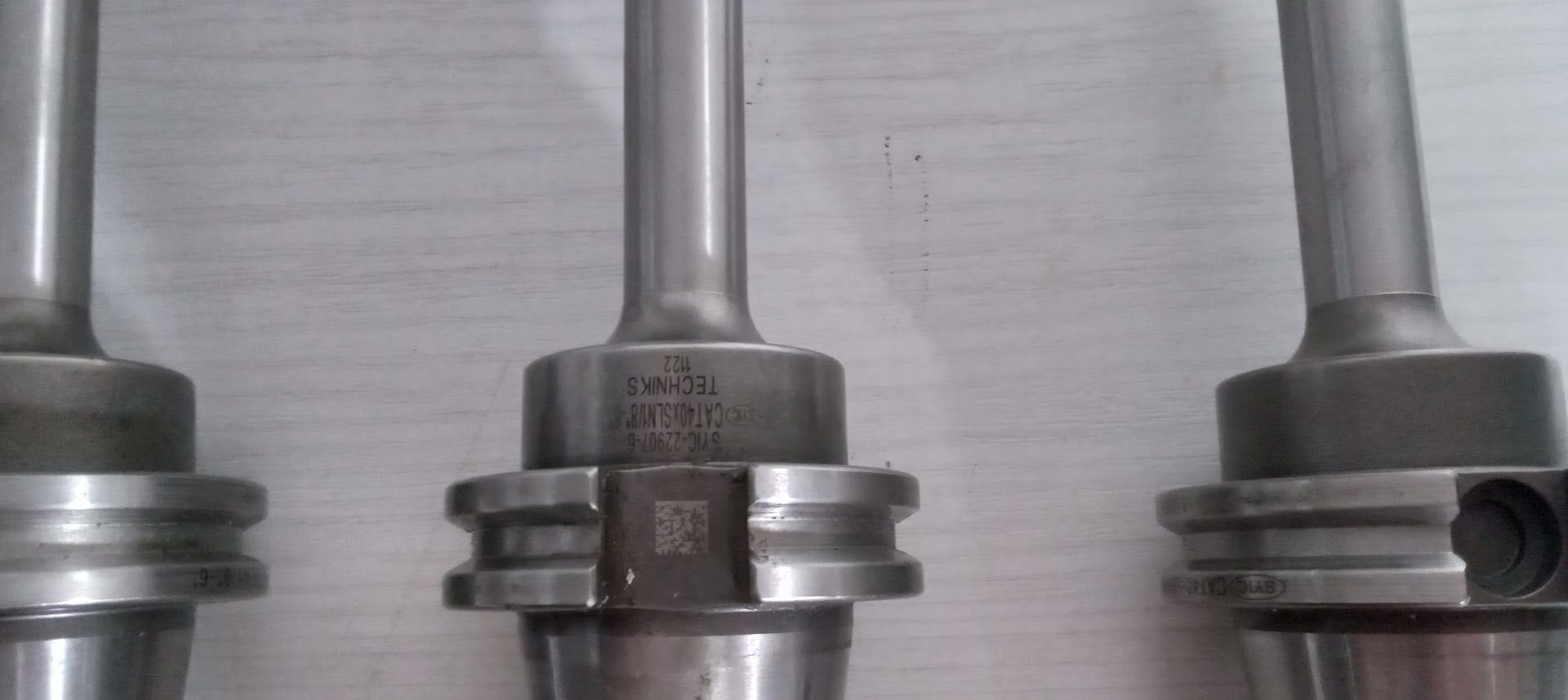 3x SYIC Long Cat40 End Mill holder Cat 40 Taper Weldon Flat TECHNIKS 3