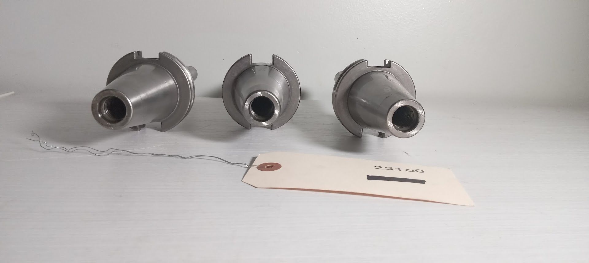 3x SYIC Long Cat40 End Mill holder Cat 40 Taper Weldon Flat TECHNIKS 1