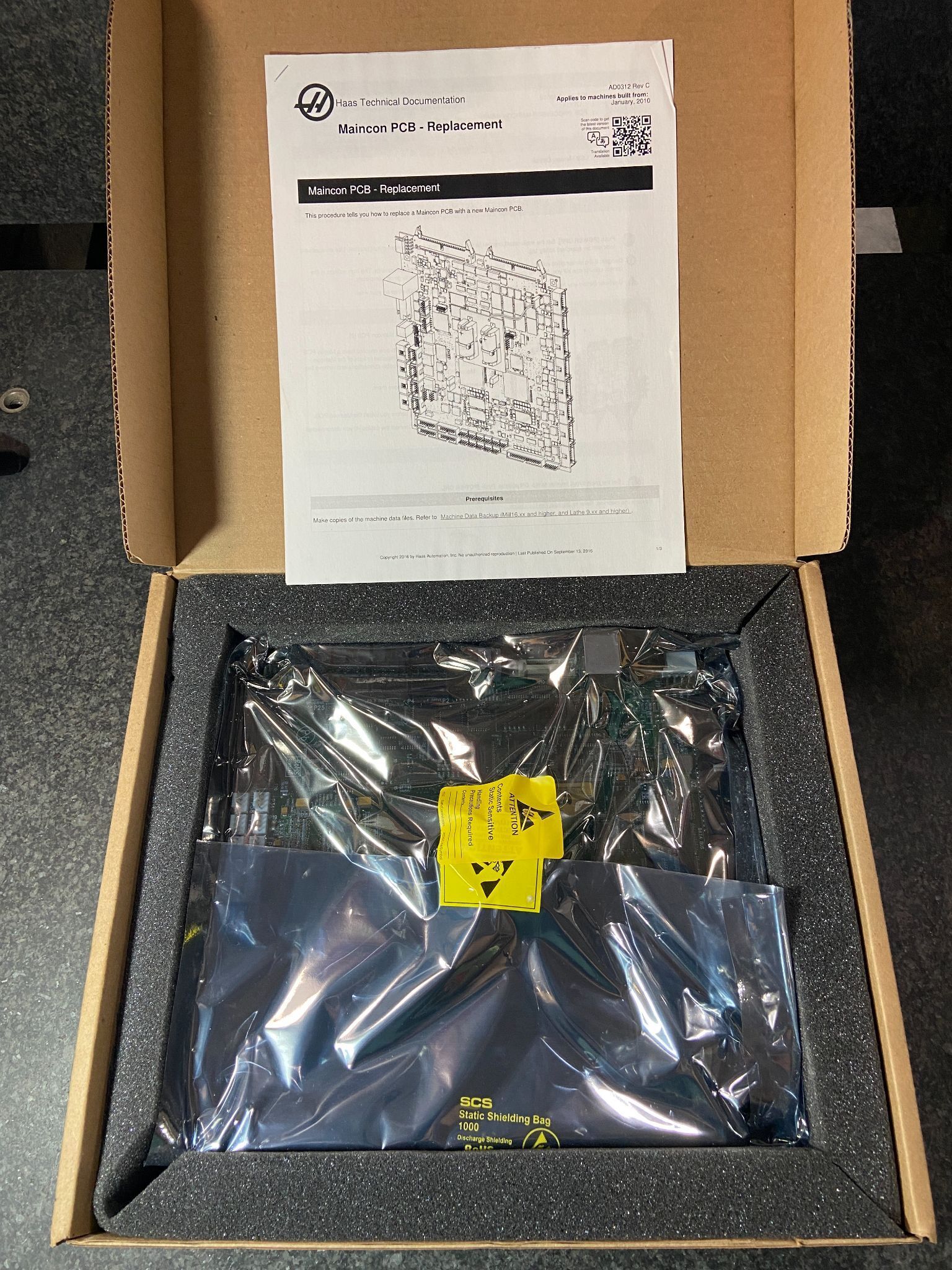 New Haas Processor MainCon 93-32-4301E 0