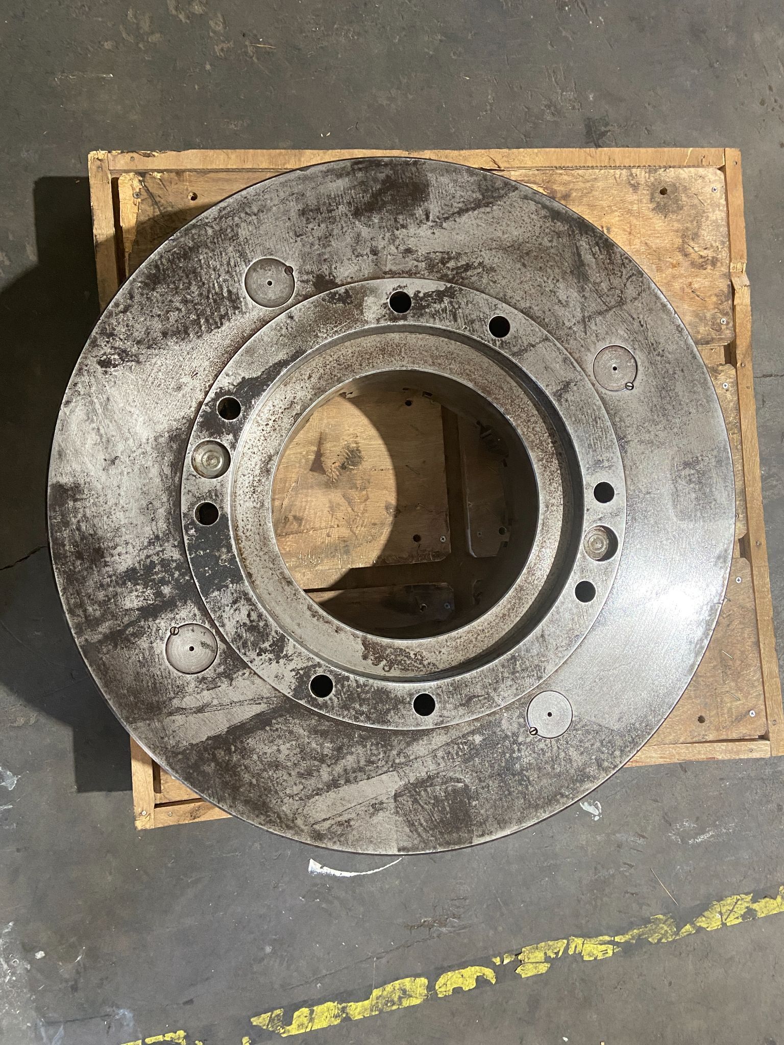 Bison 4317-32-20-12.5-HD Lathe Chuck 12.5 Through Hole 32" Diameter 8
